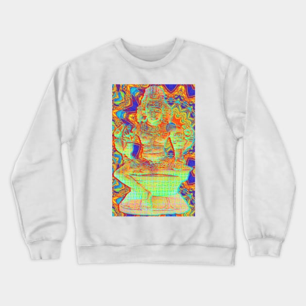 Brahma Psychedelic Crewneck Sweatshirt by indusdreaming